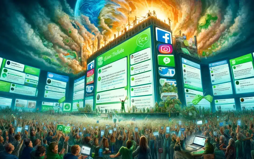 Phénomène greentrolling sur les réseaux sociaux